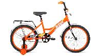 Велосипед подростковый Altair Kids d-20 1x1 (2022) ярко-оранжевый/белый